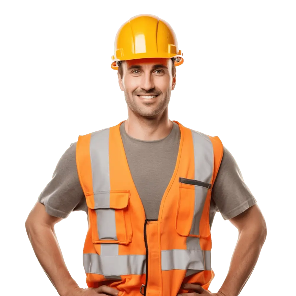 Técnico midiendo un marco de ventana